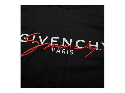 givenchy signature embroidered t-shirt|T.